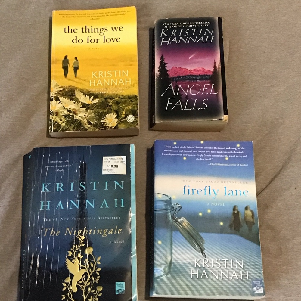 Kristin Hannah Paperback Book Lot of 4